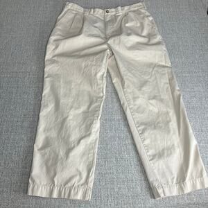 Tommy Hilfiger Flat Front BEIGE KHAKIS 38/34 Mens 2006